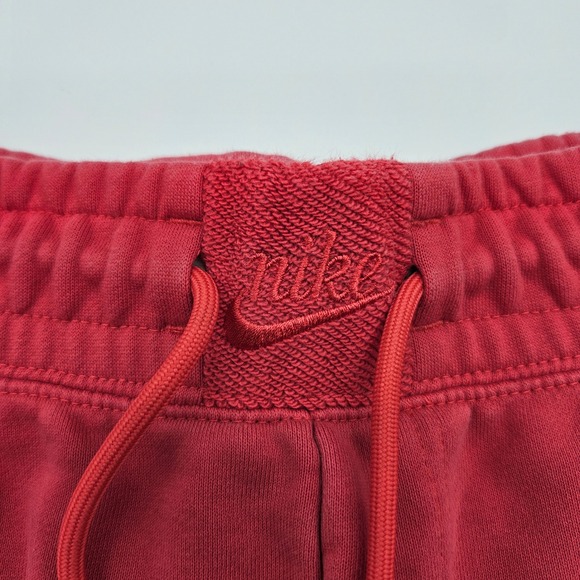 Nike Sportswear Red Jersey Athletic Shorts Mens XL‎ Drawstring Pockets - Picture 3 of 7